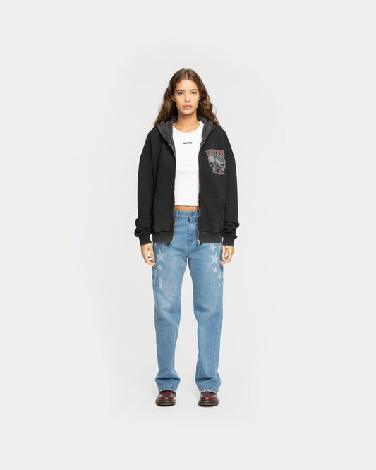 Wild Cherry Zipper Hoodie