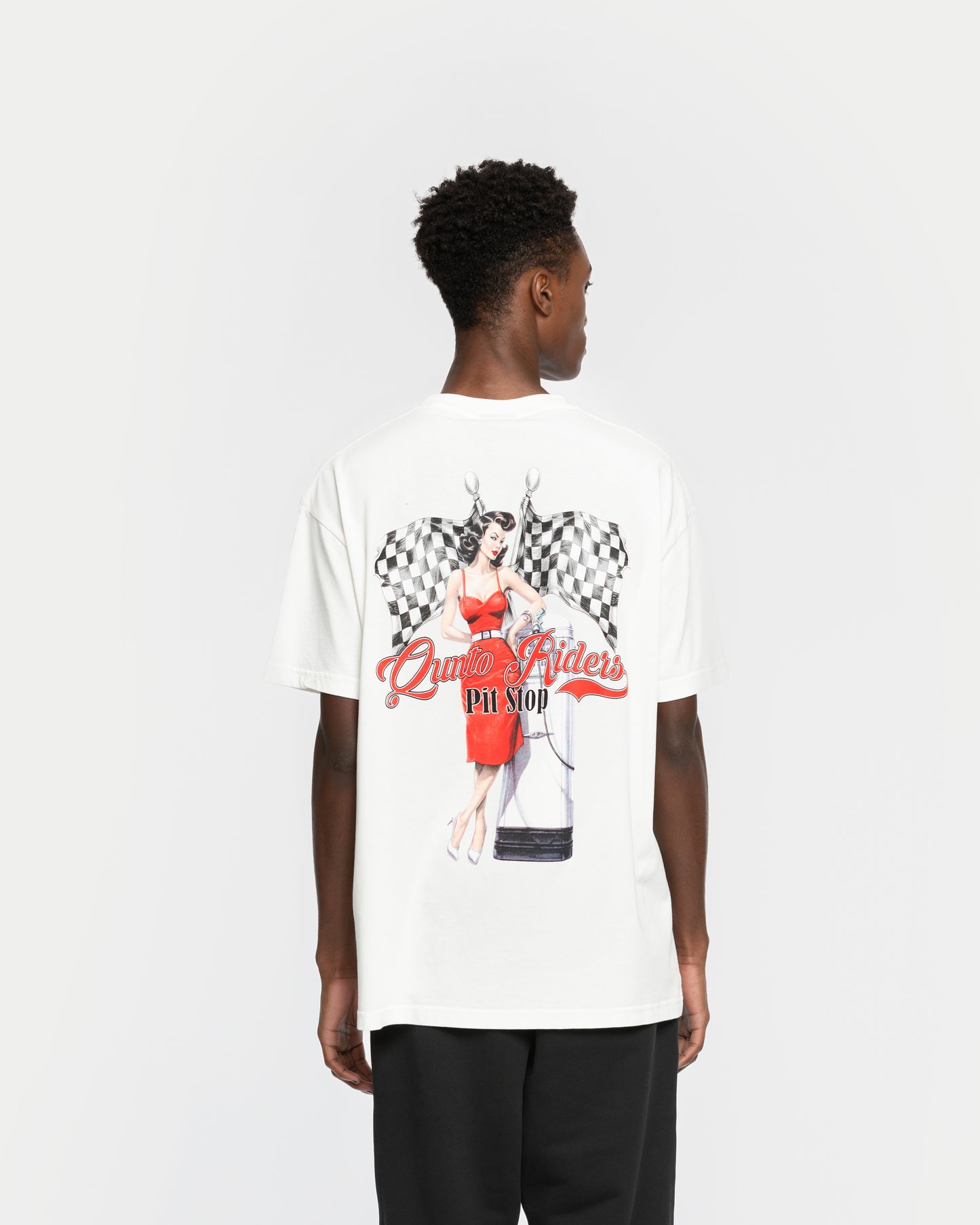 Pit Stop T-Shirt White
