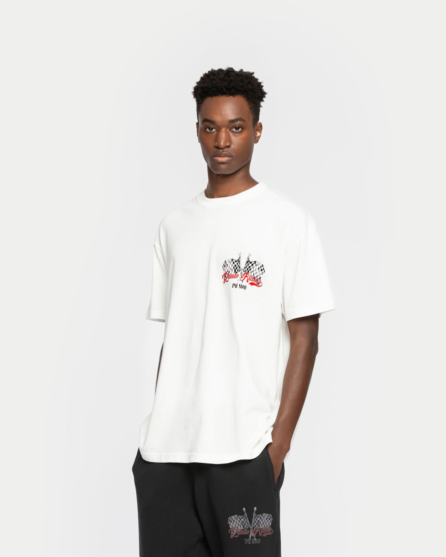 Pit Stop T-Shirt White