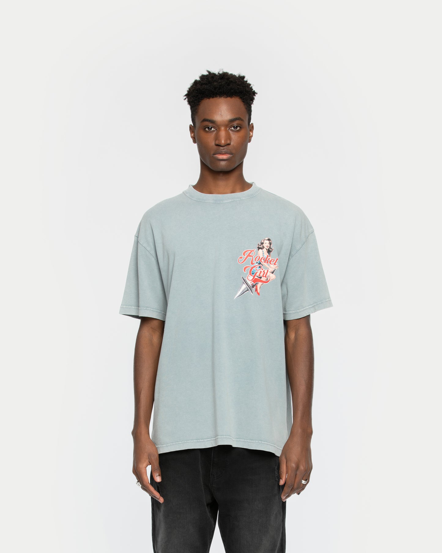 Rocket Girl T-Shirt Heaven Grey