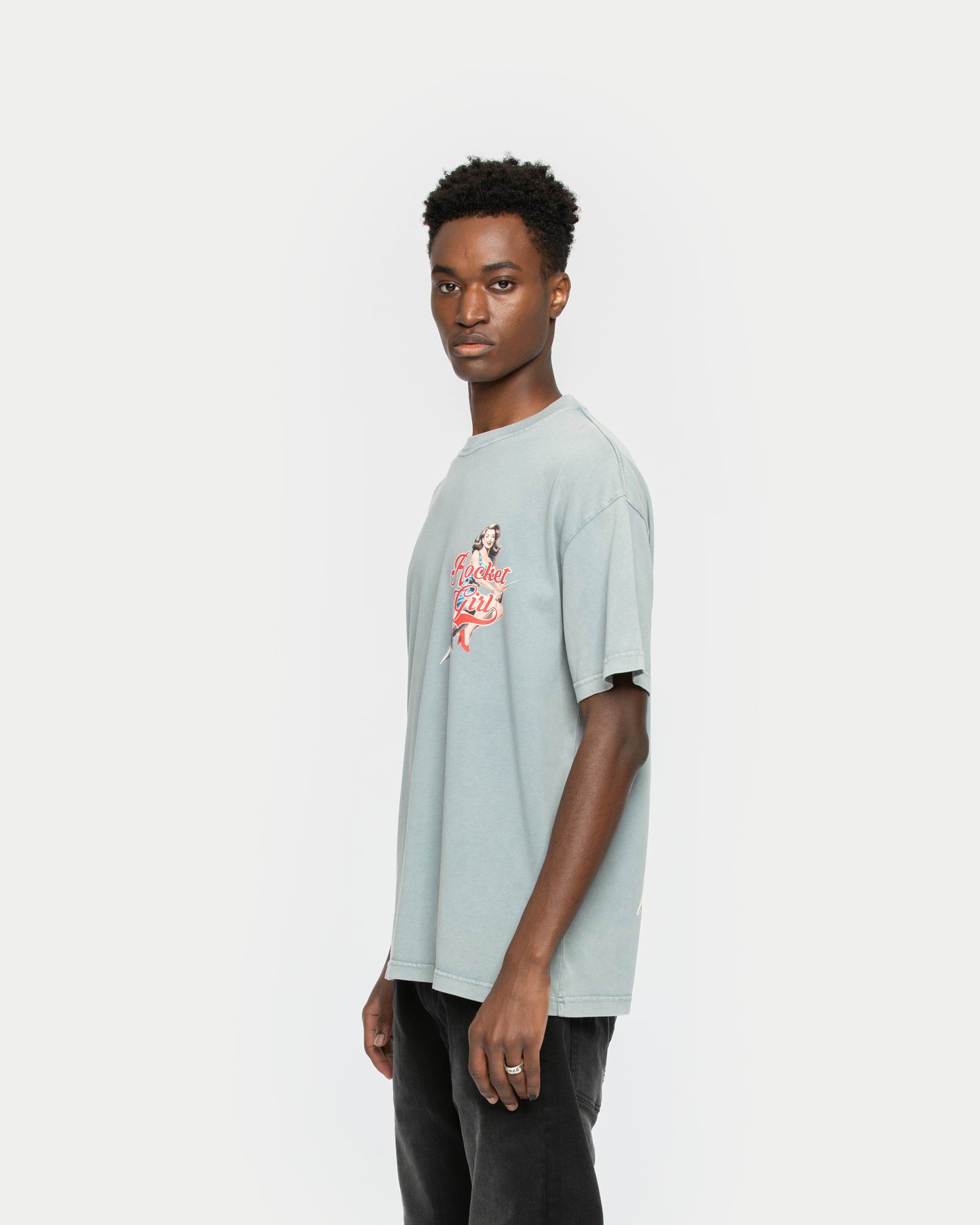 Rocket Girl T-Shirt Heaven Grey