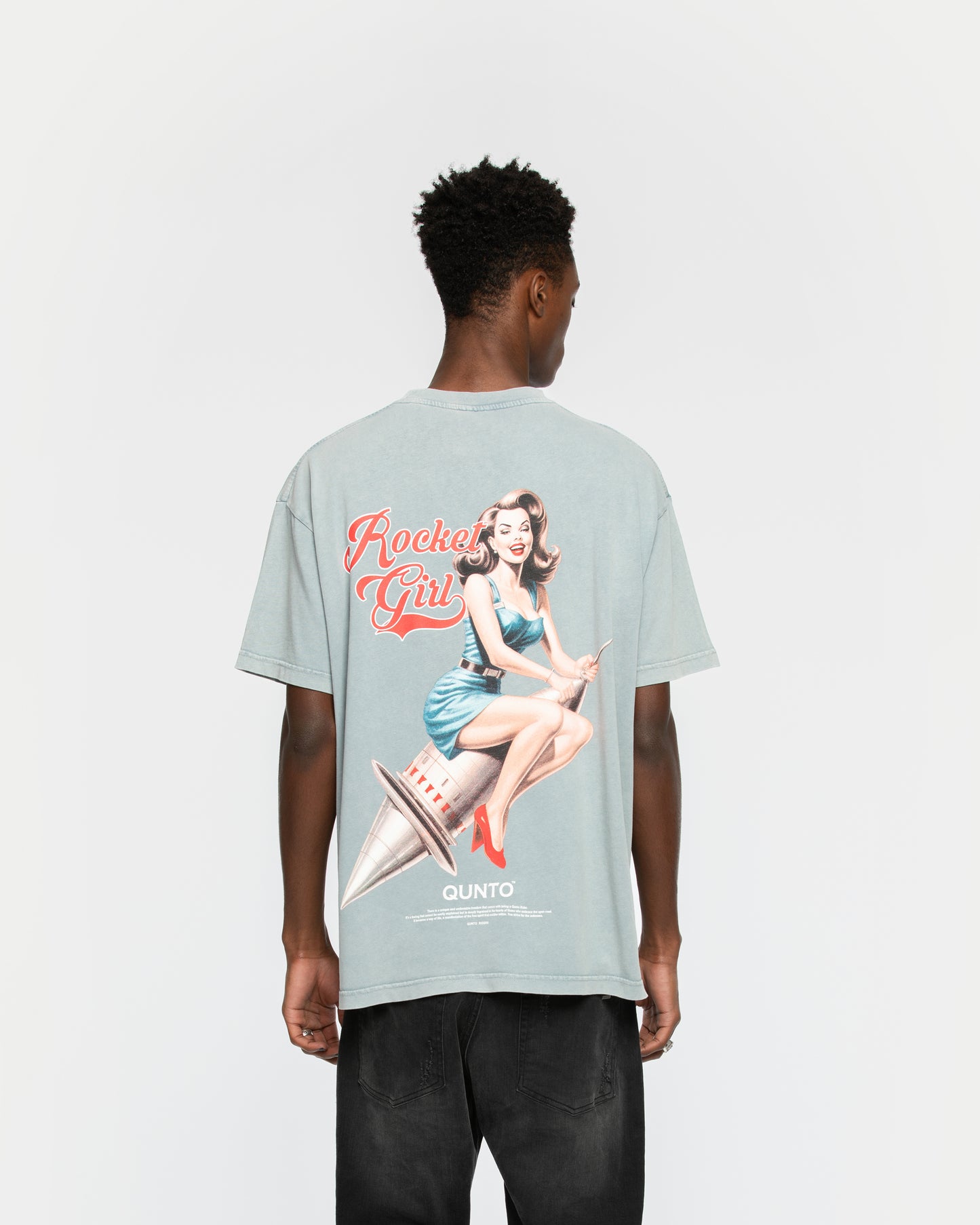 Rocket Girl T-Shirt Heaven Grey