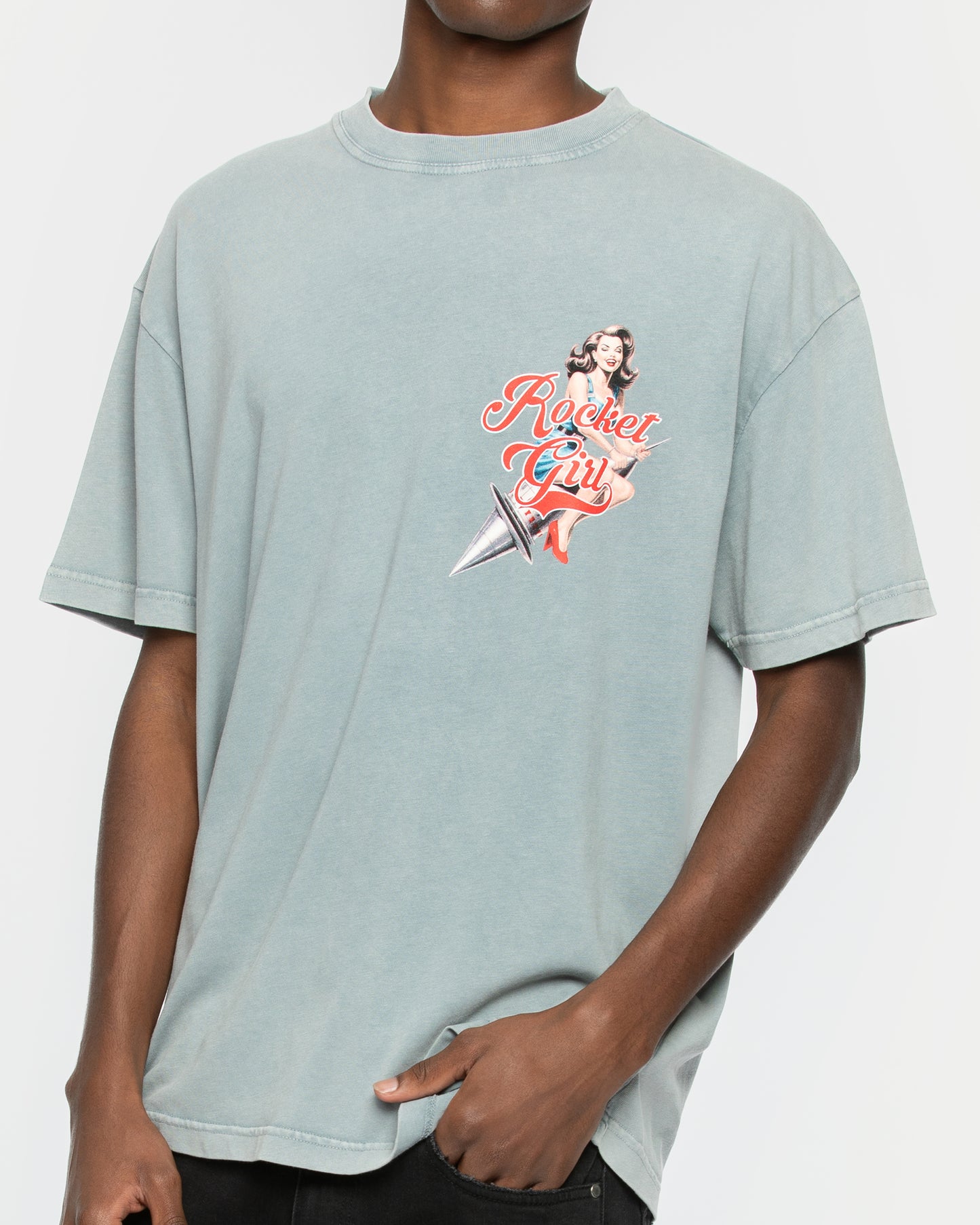 Rocket Girl T-Shirt Heaven Grey