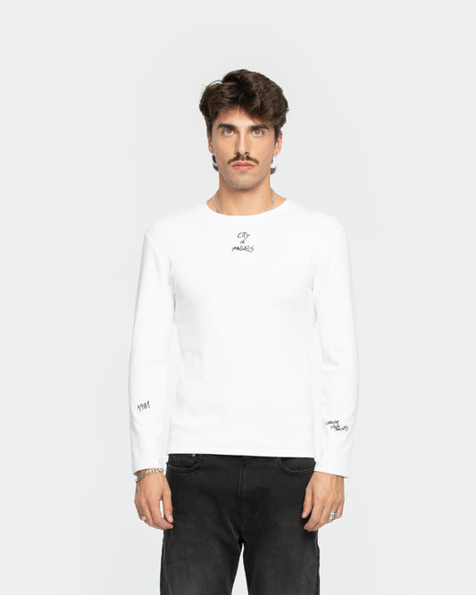 City Of Angels Long Sleeve White