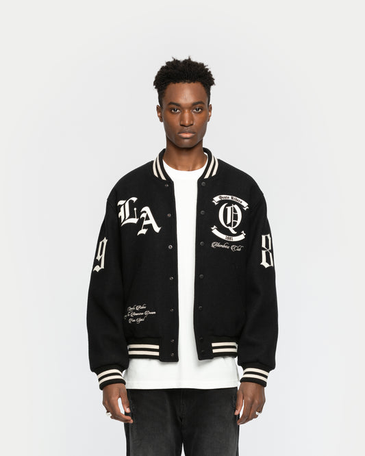 City Of Angels College Jacket Black