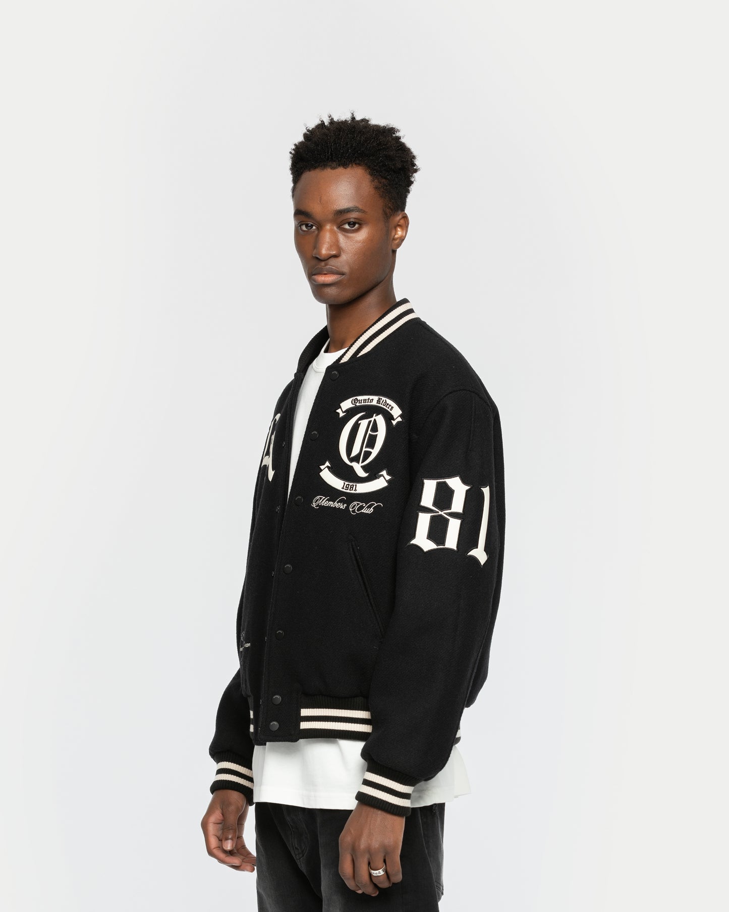 City Of Angels College Jacket Black