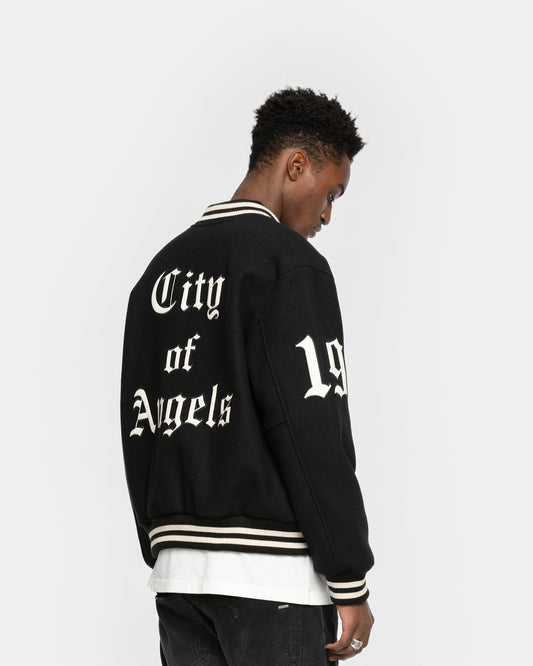 City Of Angels College Jacket Black