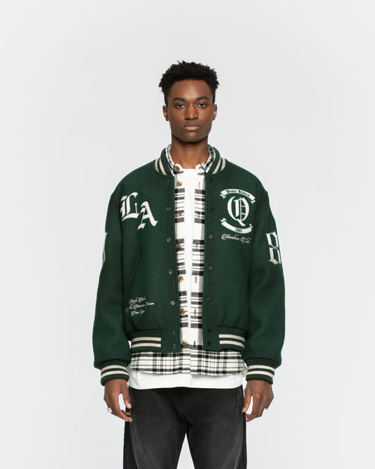 City Of Angels College Jacket Green