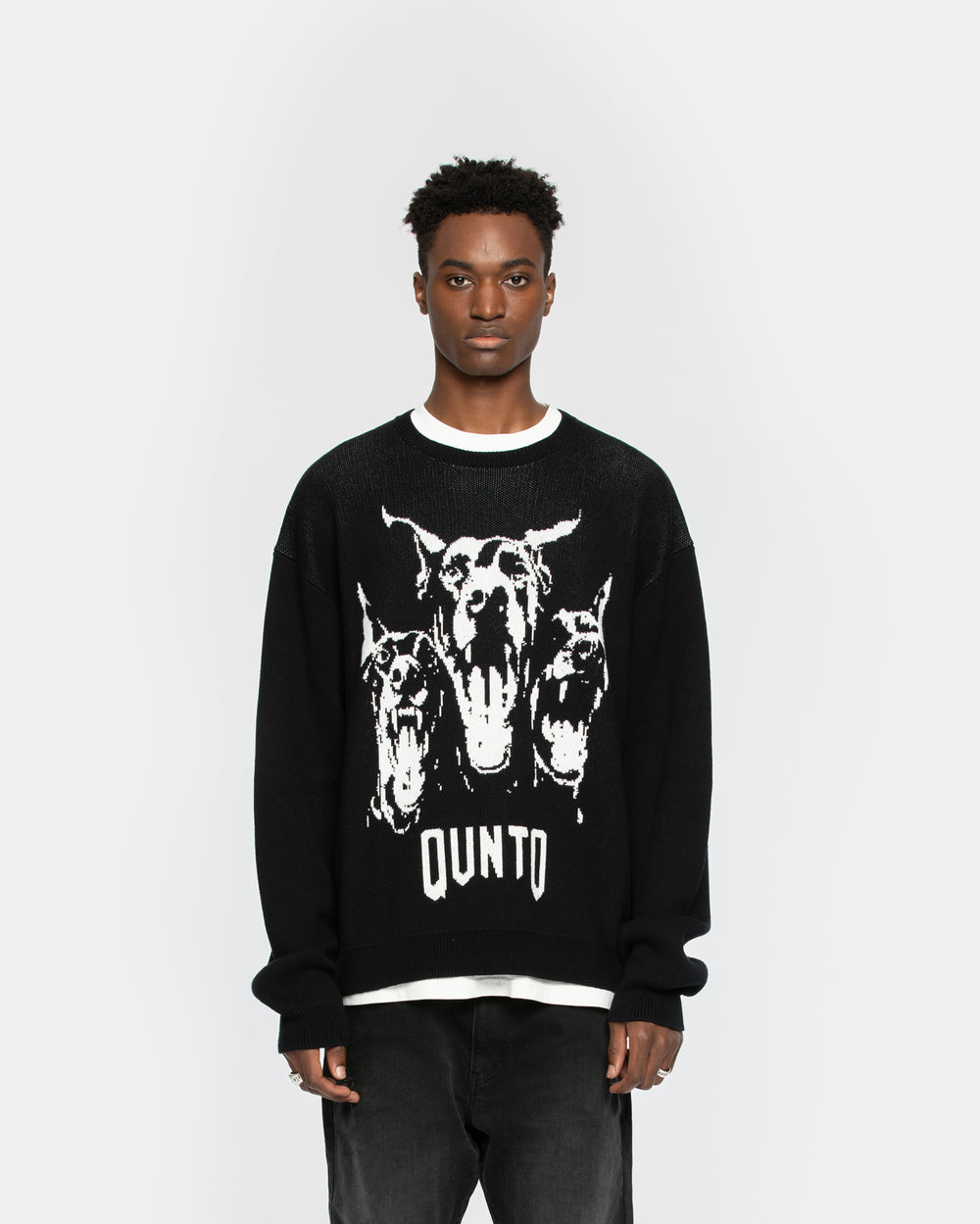 Dogs Knitted Sweater