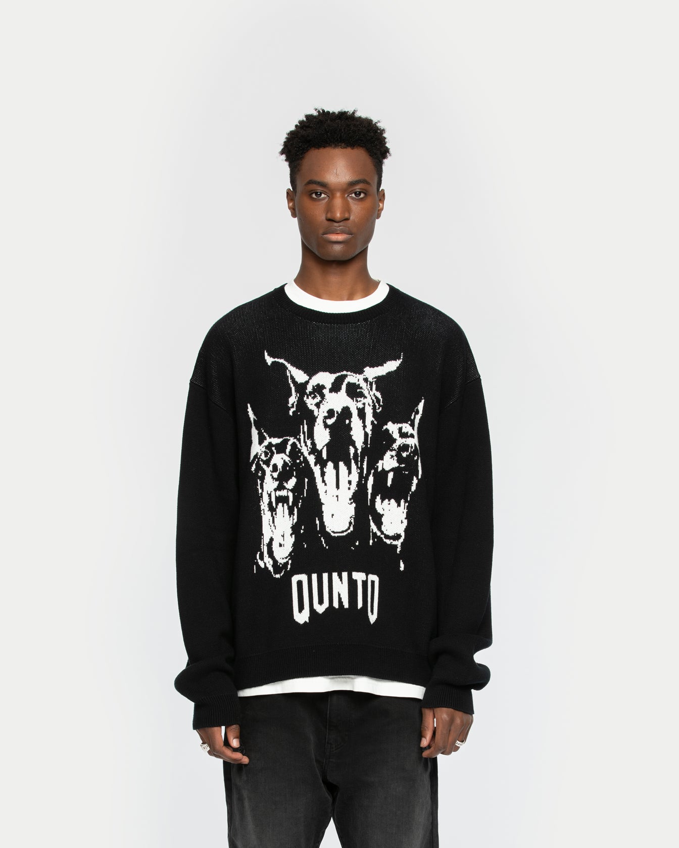 Dogs Knitted Sweater