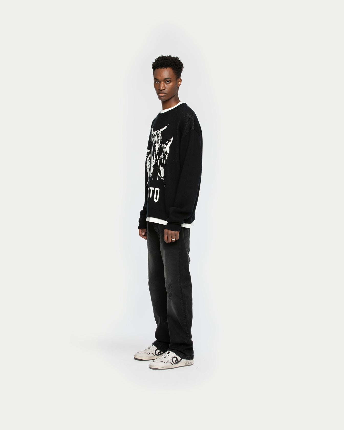 Dogs Knitted Sweater