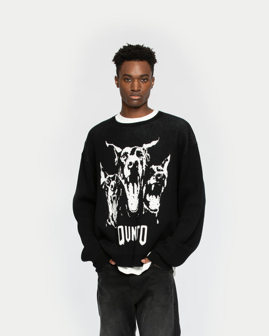 Dogs Knitted Sweater