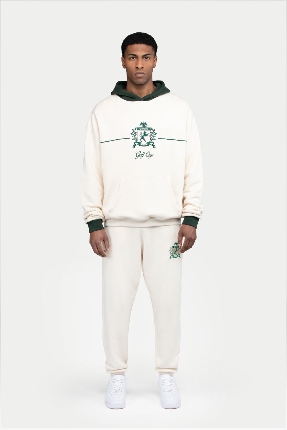 CREST CREAM GREEN JOGGER