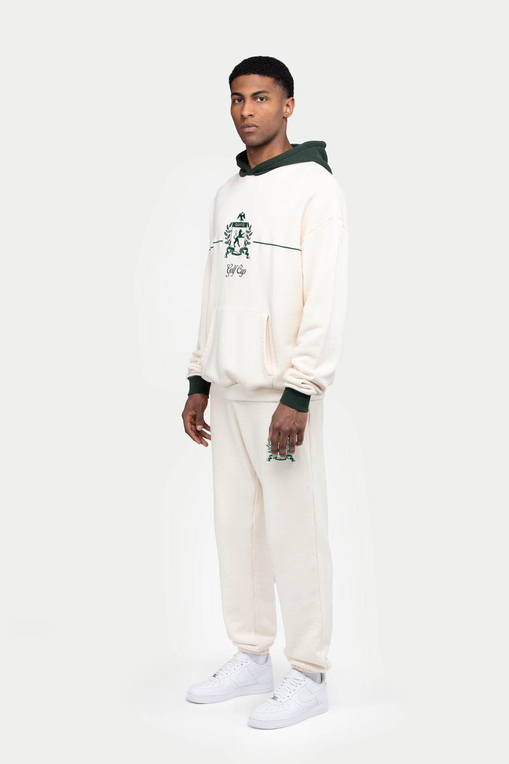 CREST CREAM GREEN JOGGER