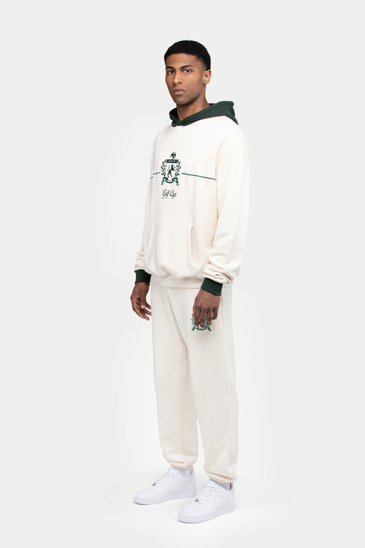 CREST CREAM GREEN JOGGER