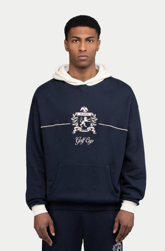 Crest Blue Hoodie