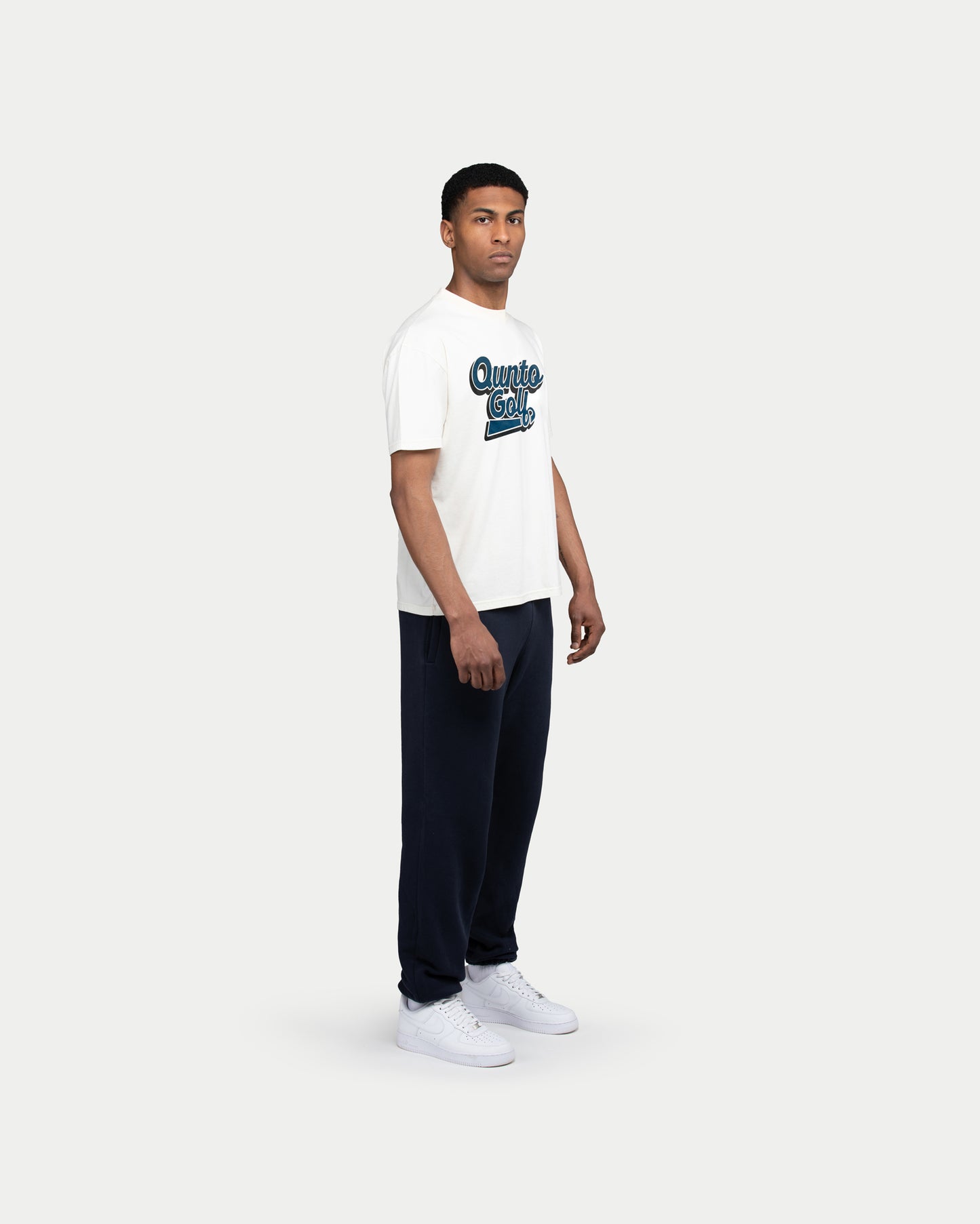 Light Blue Logo Golf T-Shirt