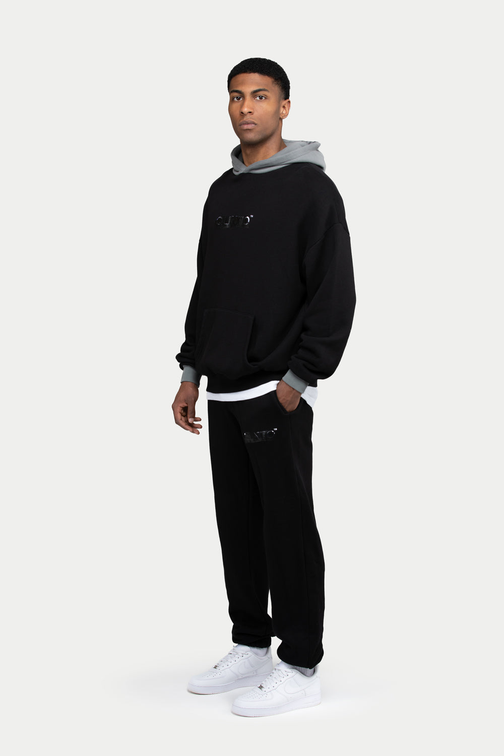Tapes Hoodie Black