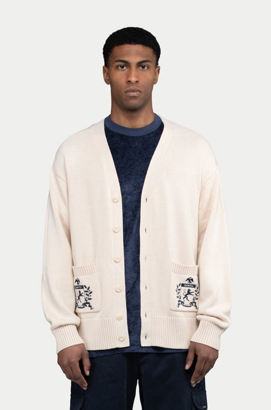 Crest Cream Cardigan