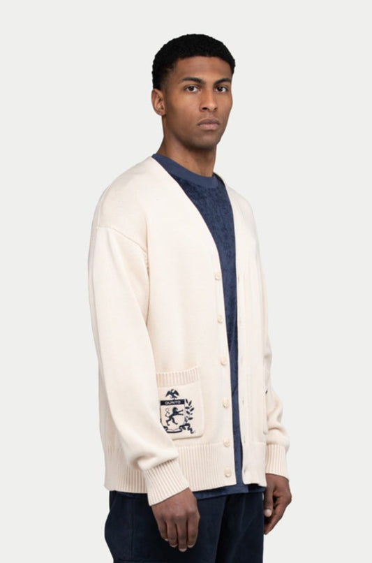 Crest Cream Cardigan