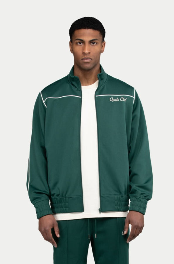 QC Pipes Track Jacket Green