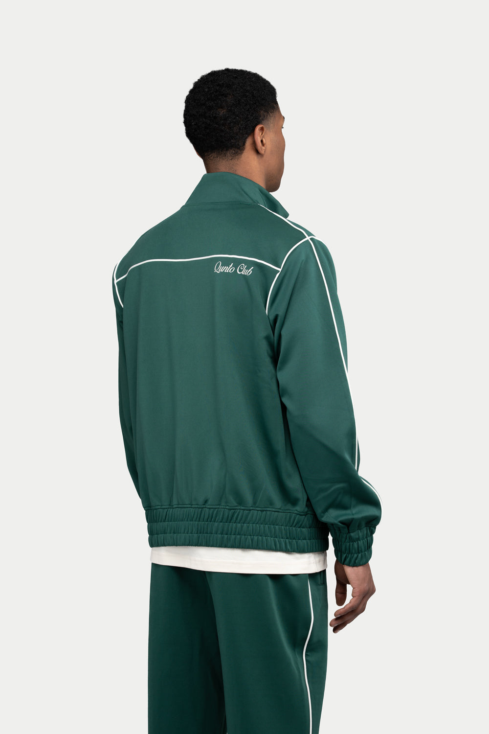 QC Pipes Track Jacket Green