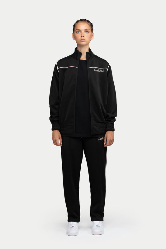 QC Pipes Track Jacket Black