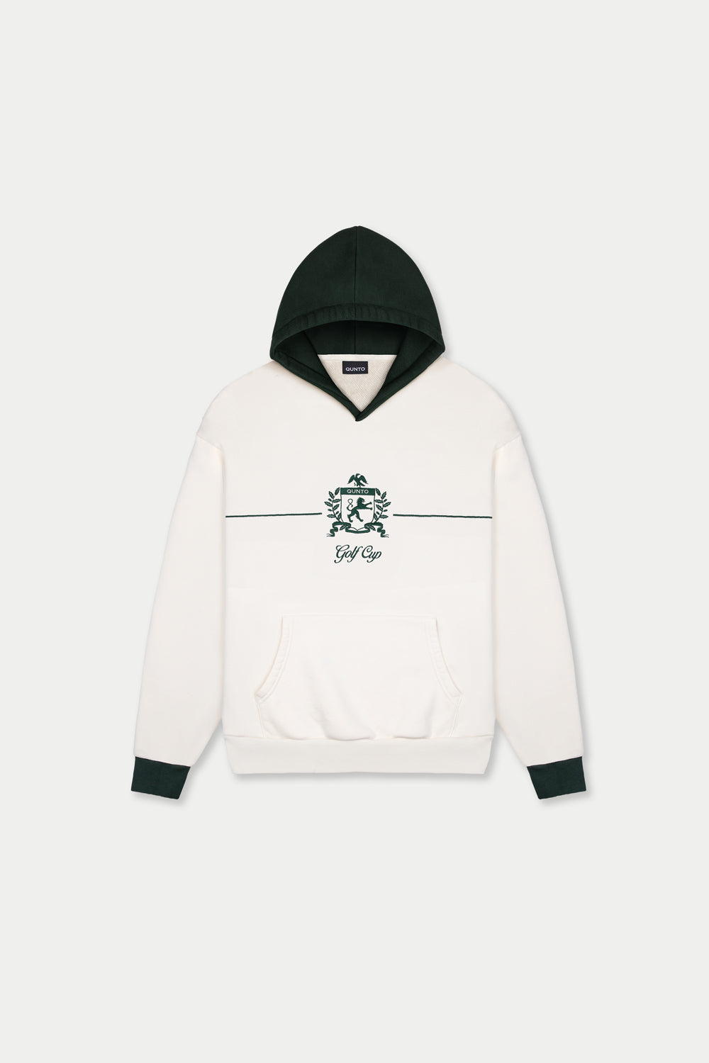 CREST CREAM HOODIE