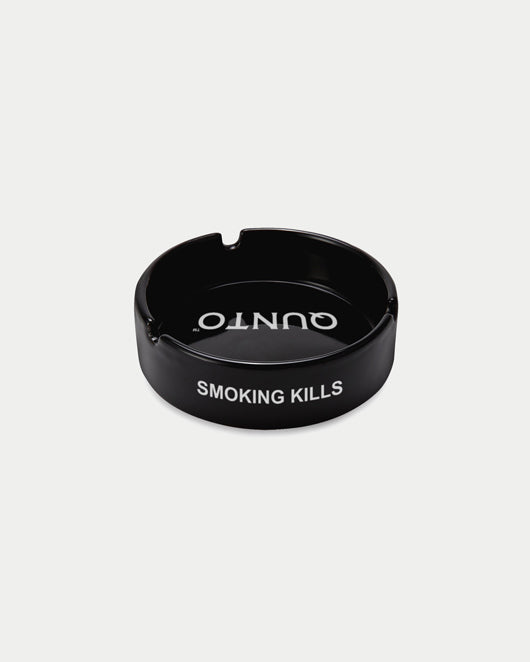 Smoking Kills Ashtray Black