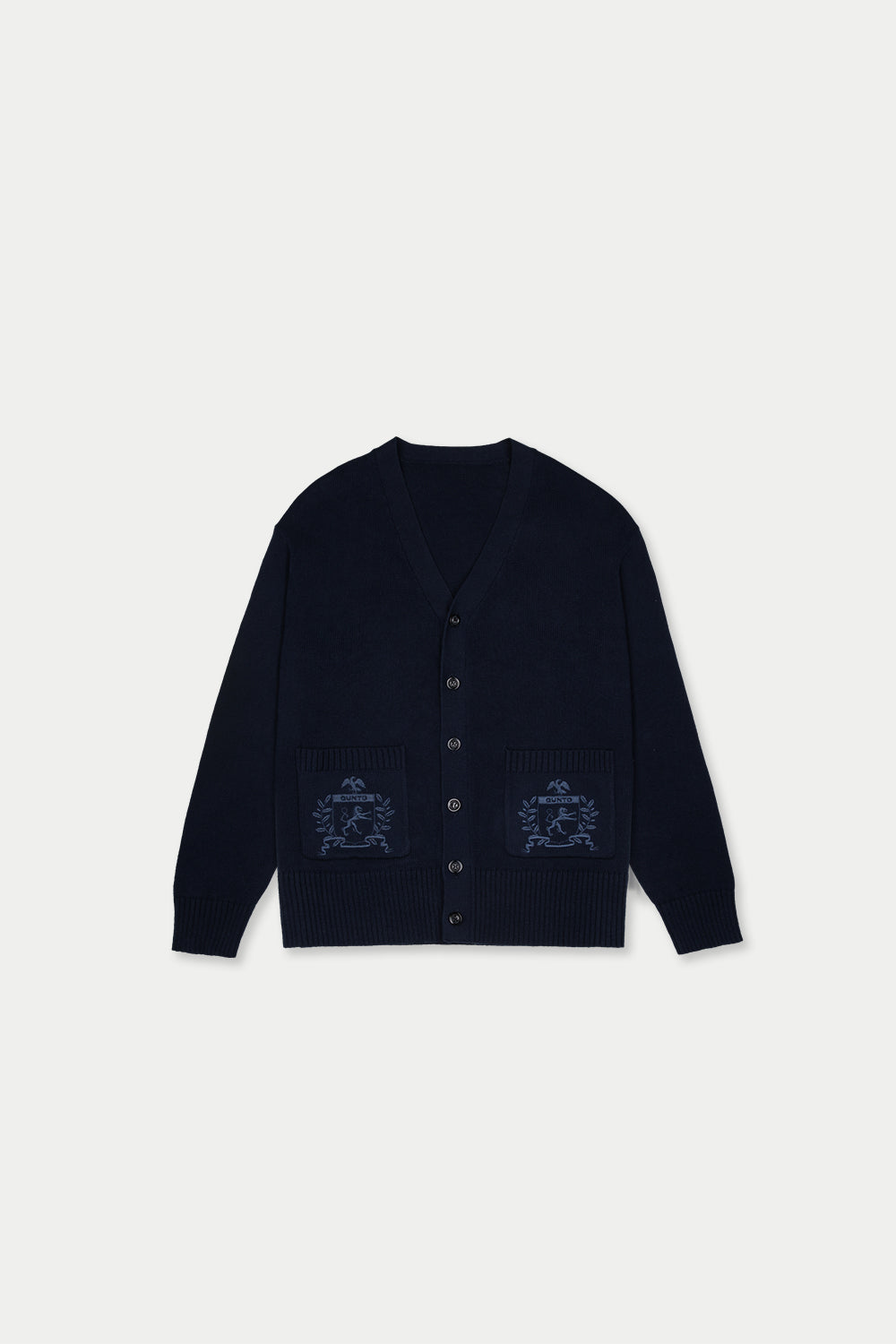 Crest Blue Cardigan