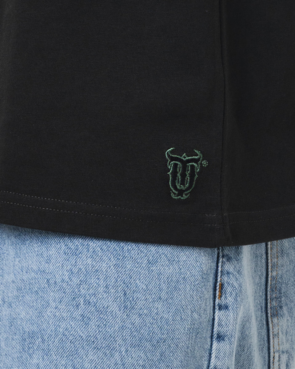 QUNTO GREEN OUTLINER TSHIRT