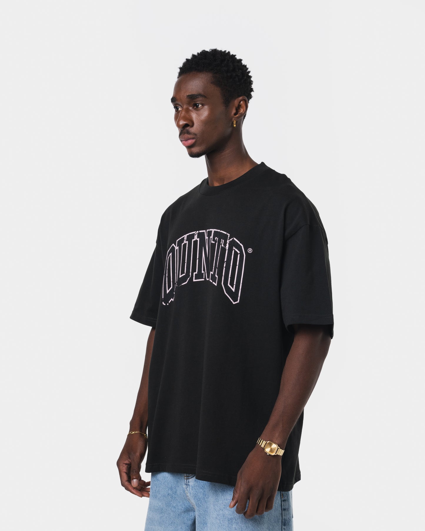 QUNTO PINK OUTLINER TSHIRT