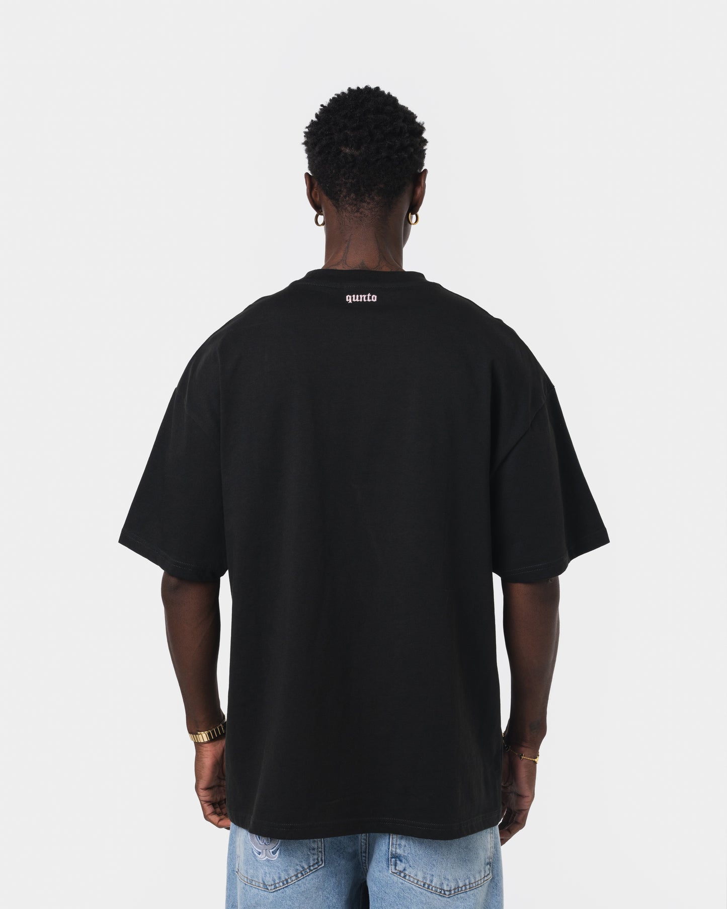 QUNTO PINK OUTLINER TSHIRT