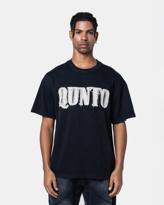 QUNTO OVERSIZE TEE BLACK