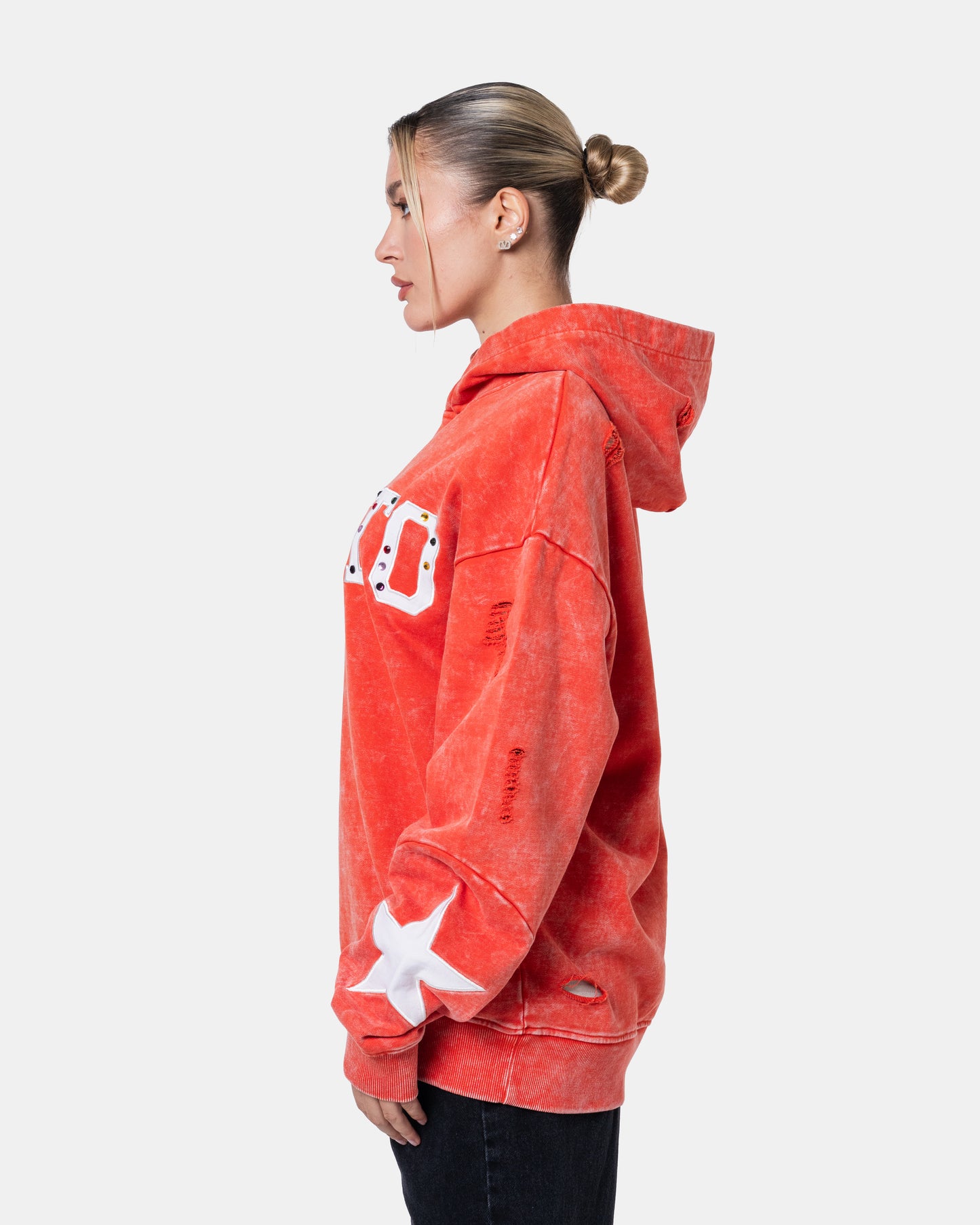 QUNTO STAR HOODIE ORANGE