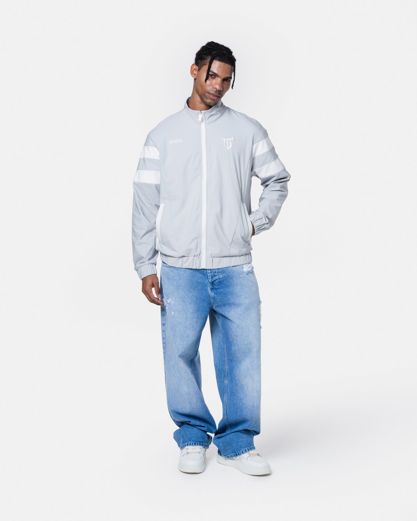 VINTAGE WINDBREAKER GREY