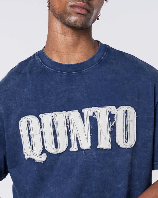 QUNTO OVERSIZE TEE BLUE