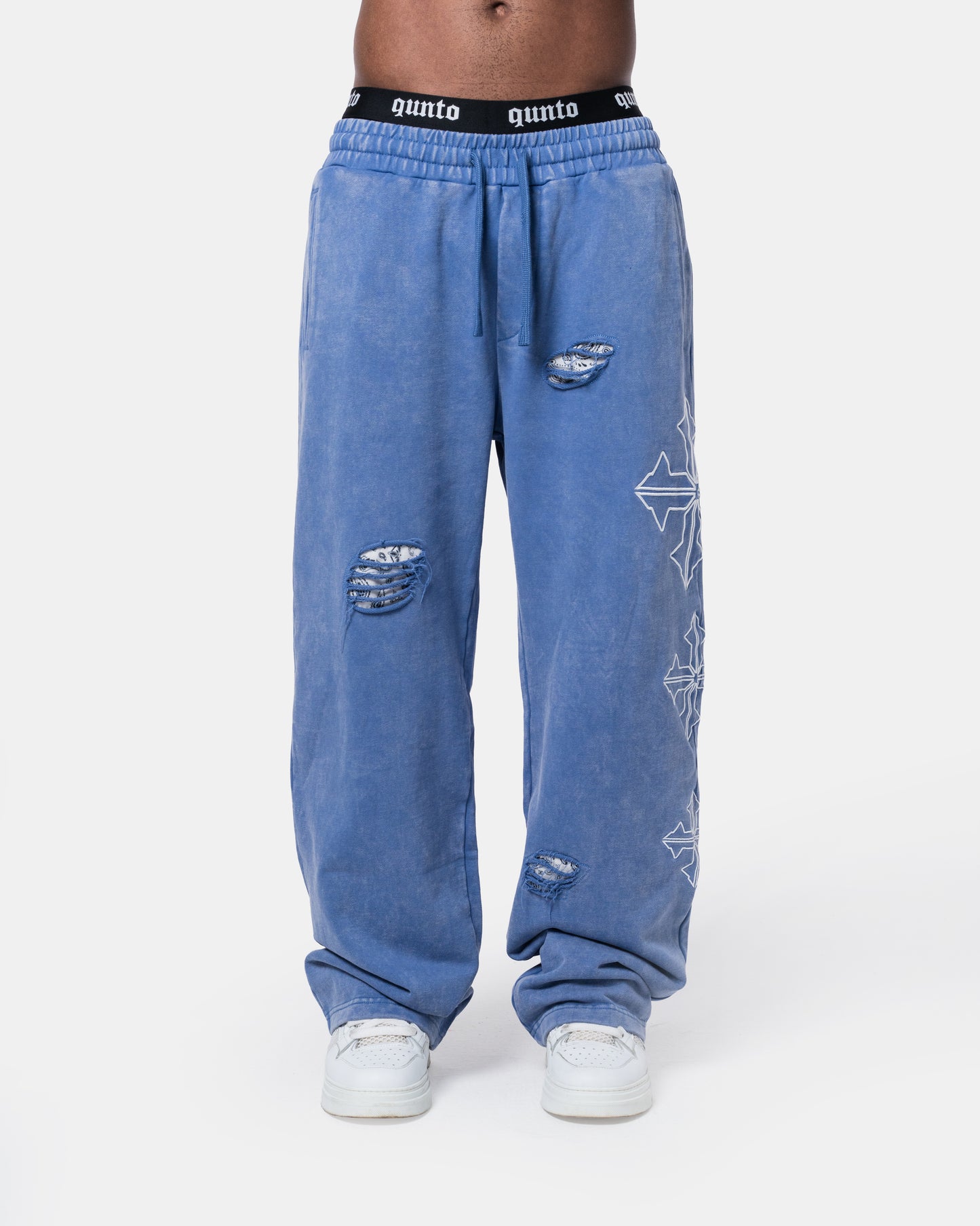 DESTROY PANTS BLUE