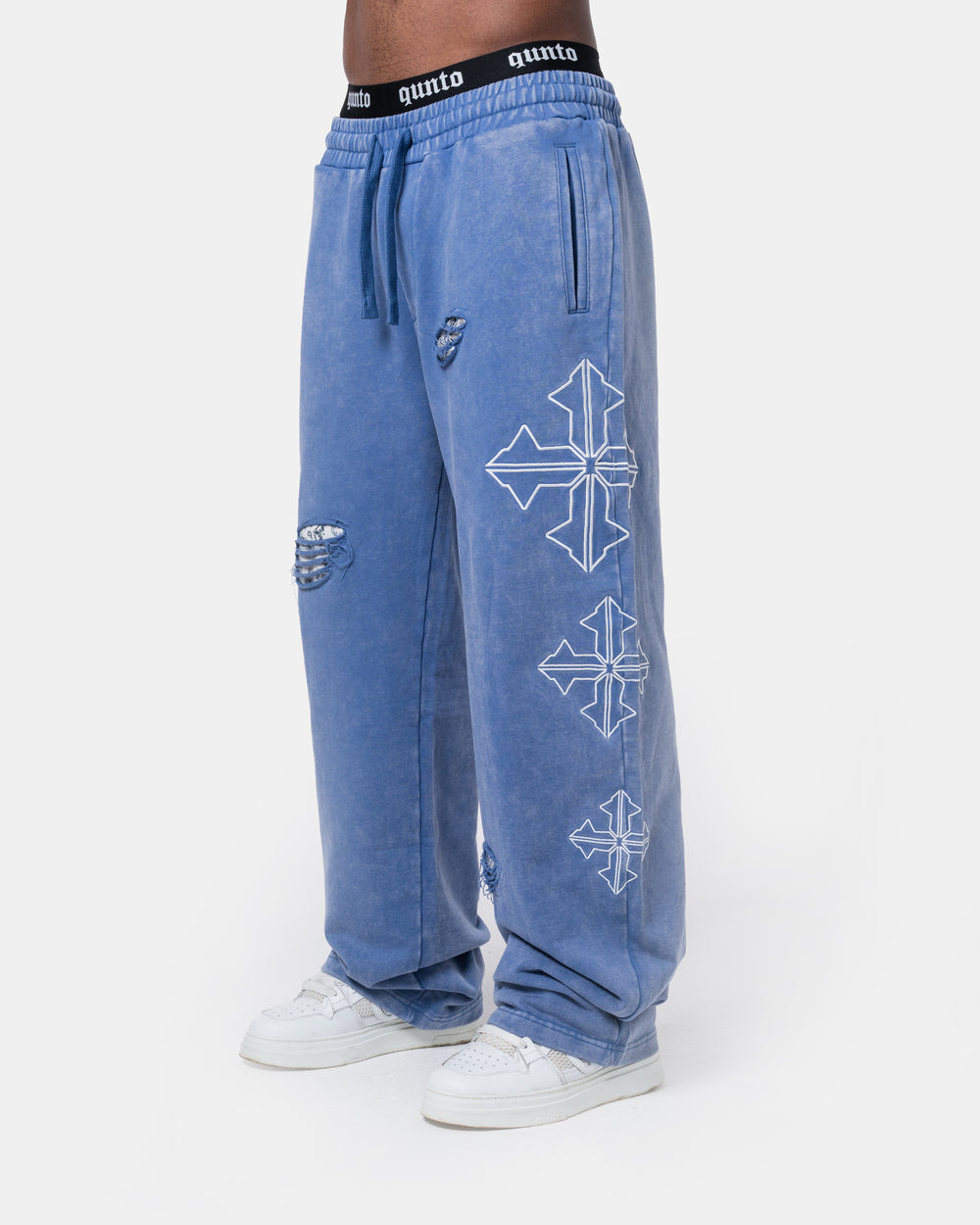 DESTROY PANTS BLUE