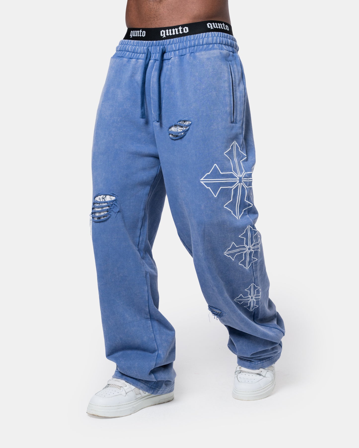 DESTROY PANTS BLUE