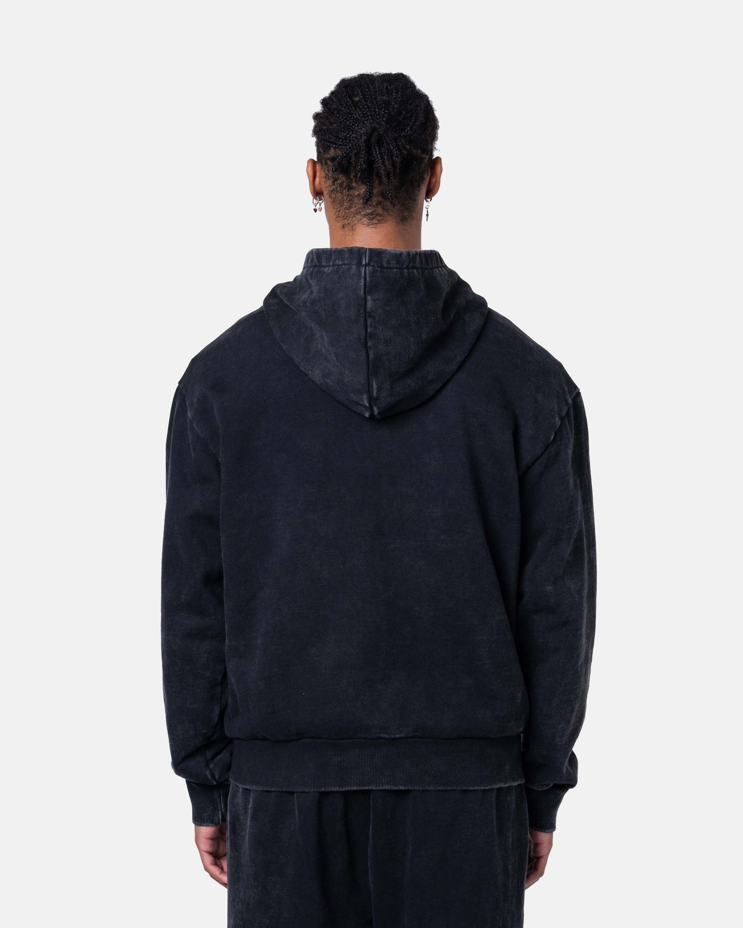 DESTROY ZIPPER HOODIE BLACK