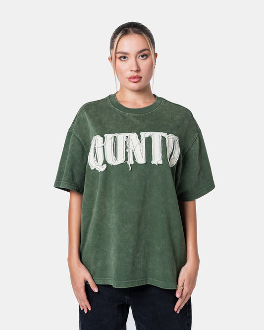 QUNTO OVERSIZE TEE GREEN