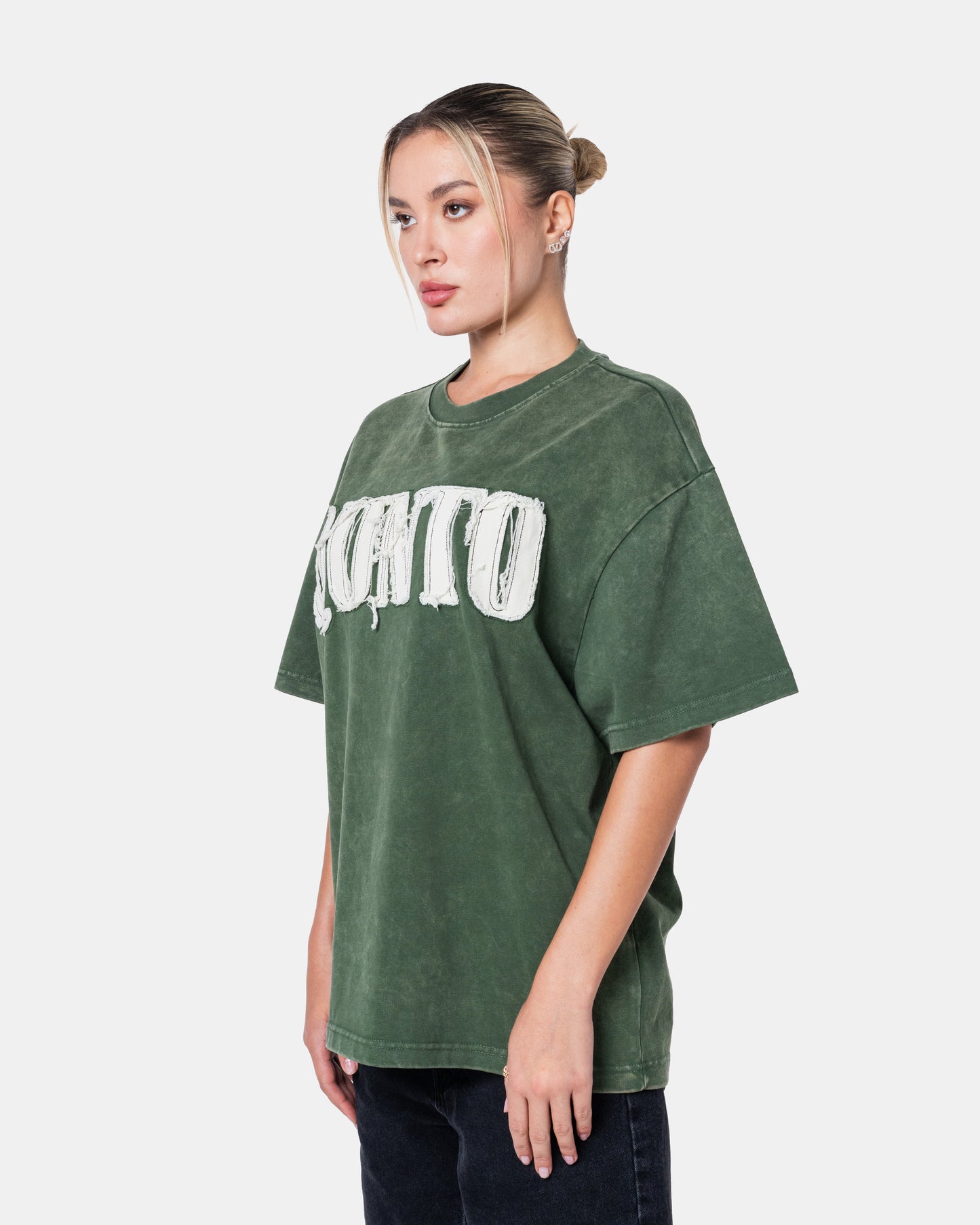 QUNTO OVERSIZE TEE GREEN