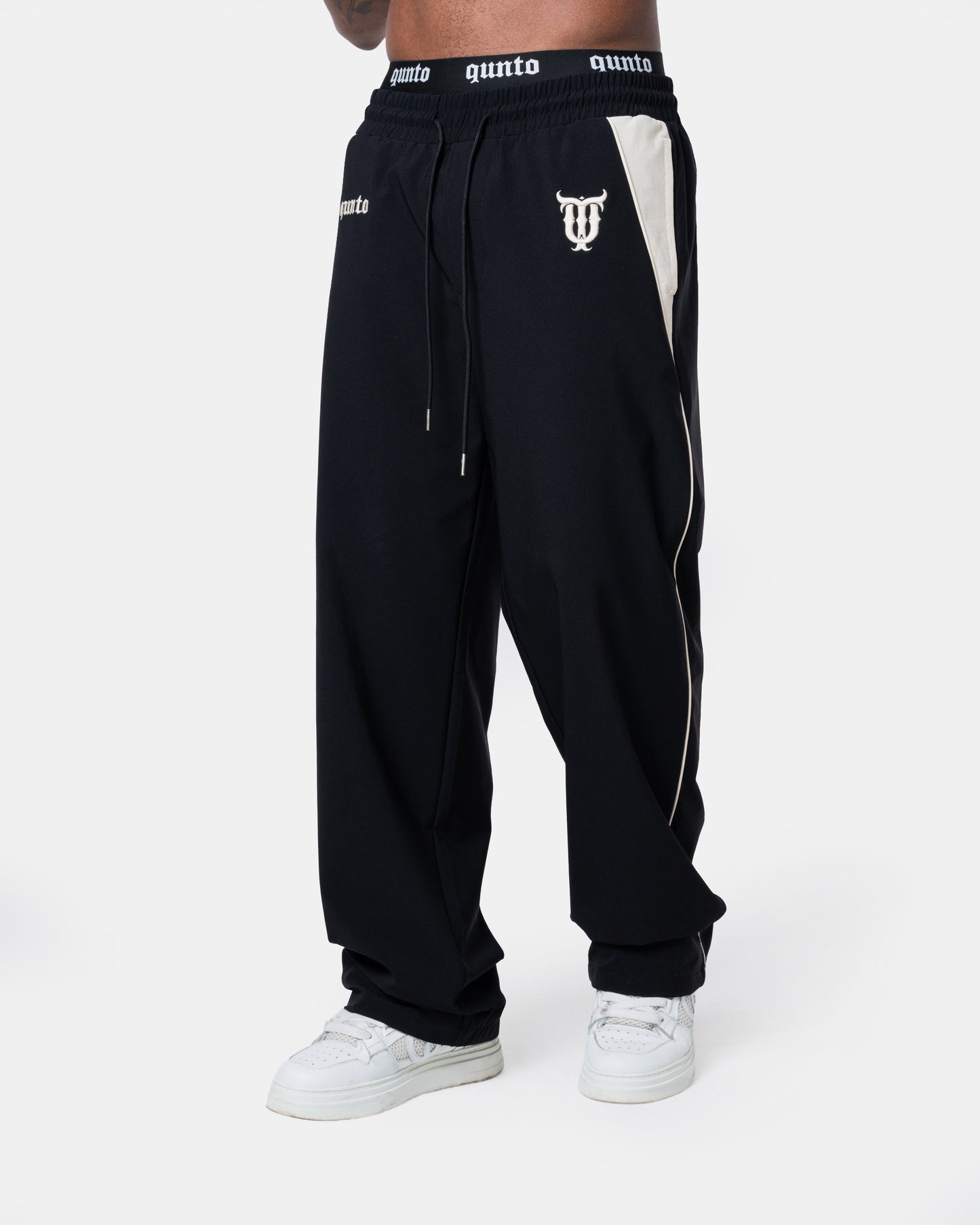 VINTAGE TRACK PANTS BLACK