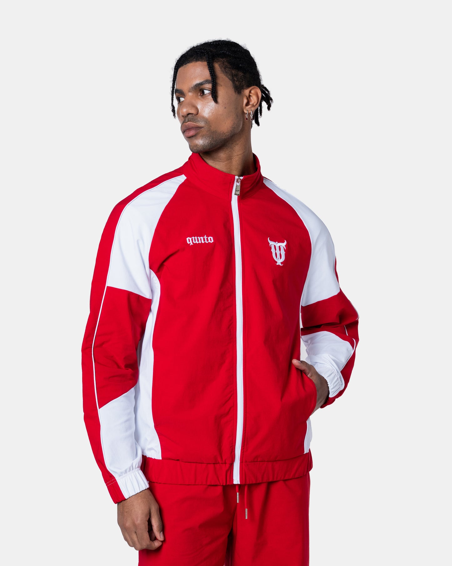 VINTAGE TRACK JACKET RED