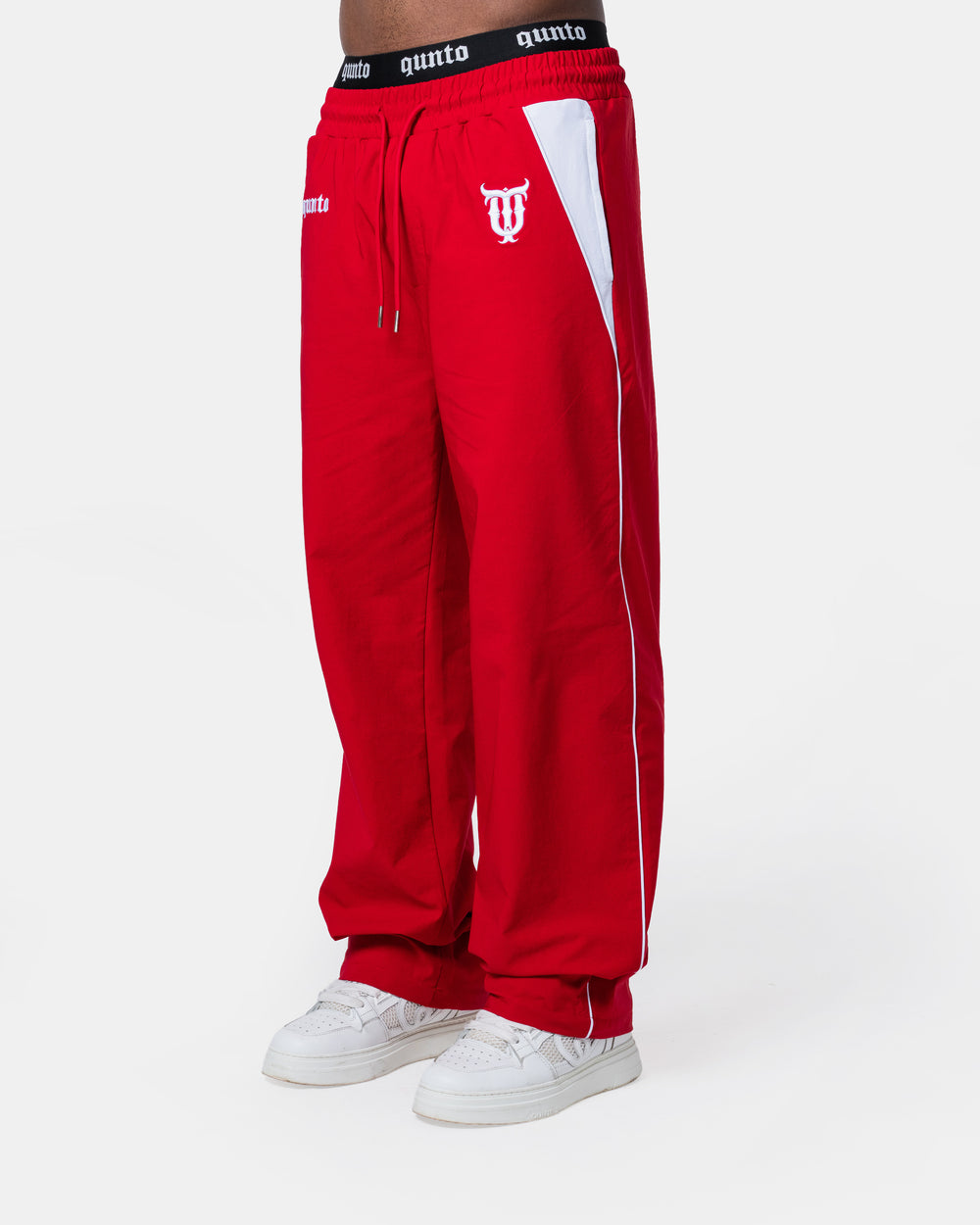 VINTAGE TRACK PANTS RED