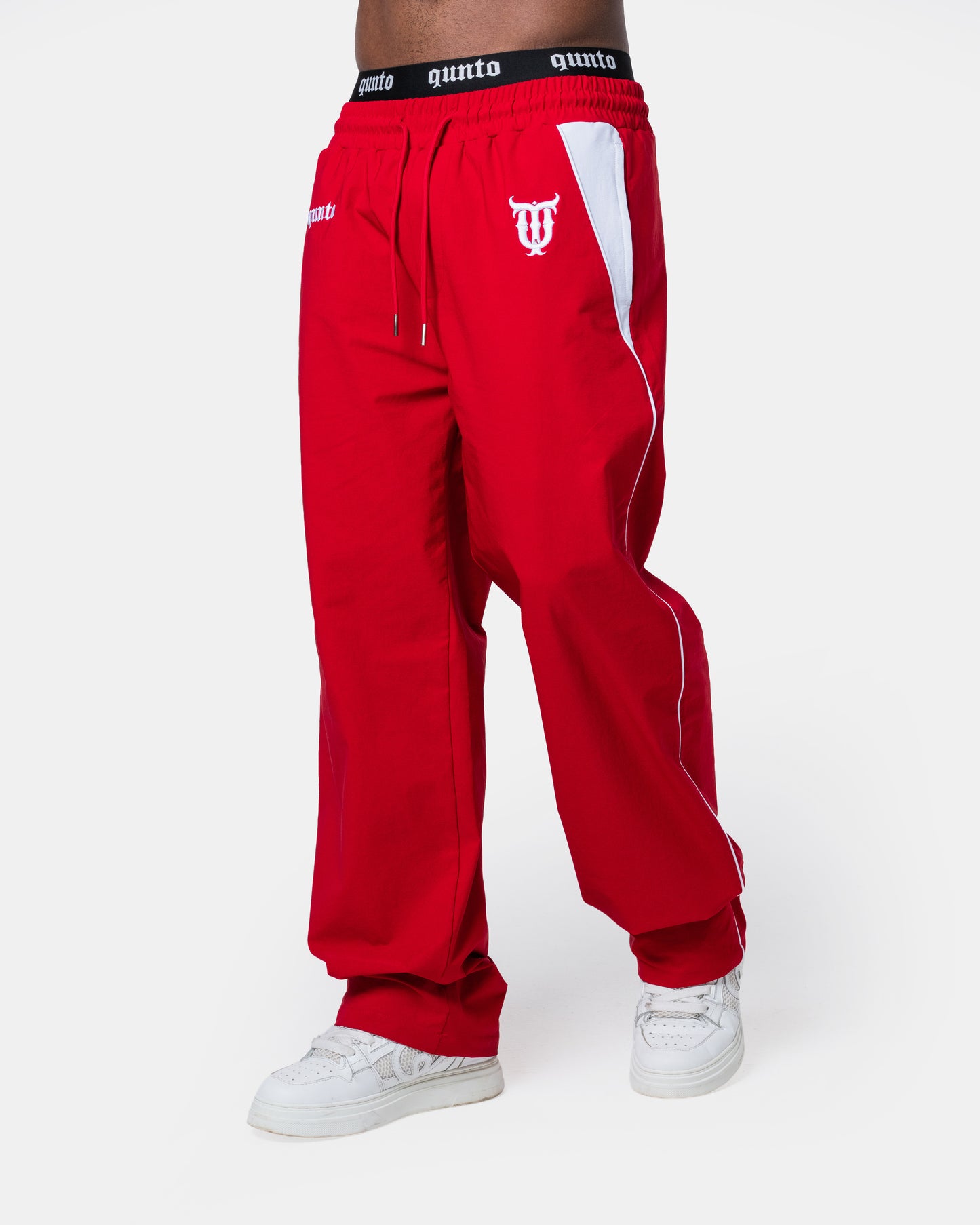 VINTAGE TRACK PANTS RED