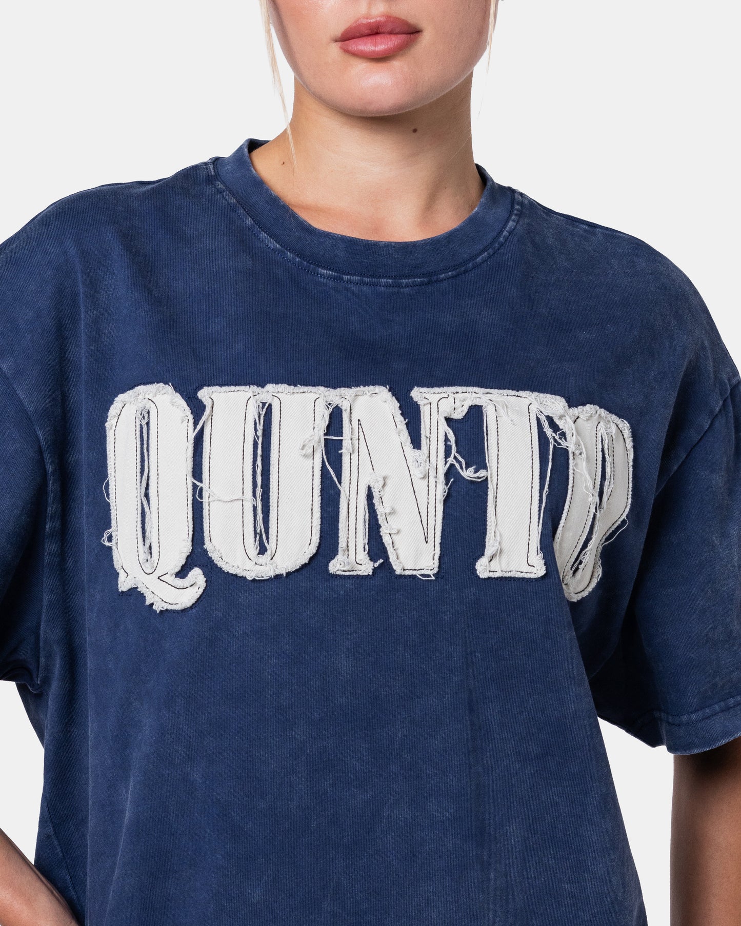QUNTO OVERSIZE TEE BLUE