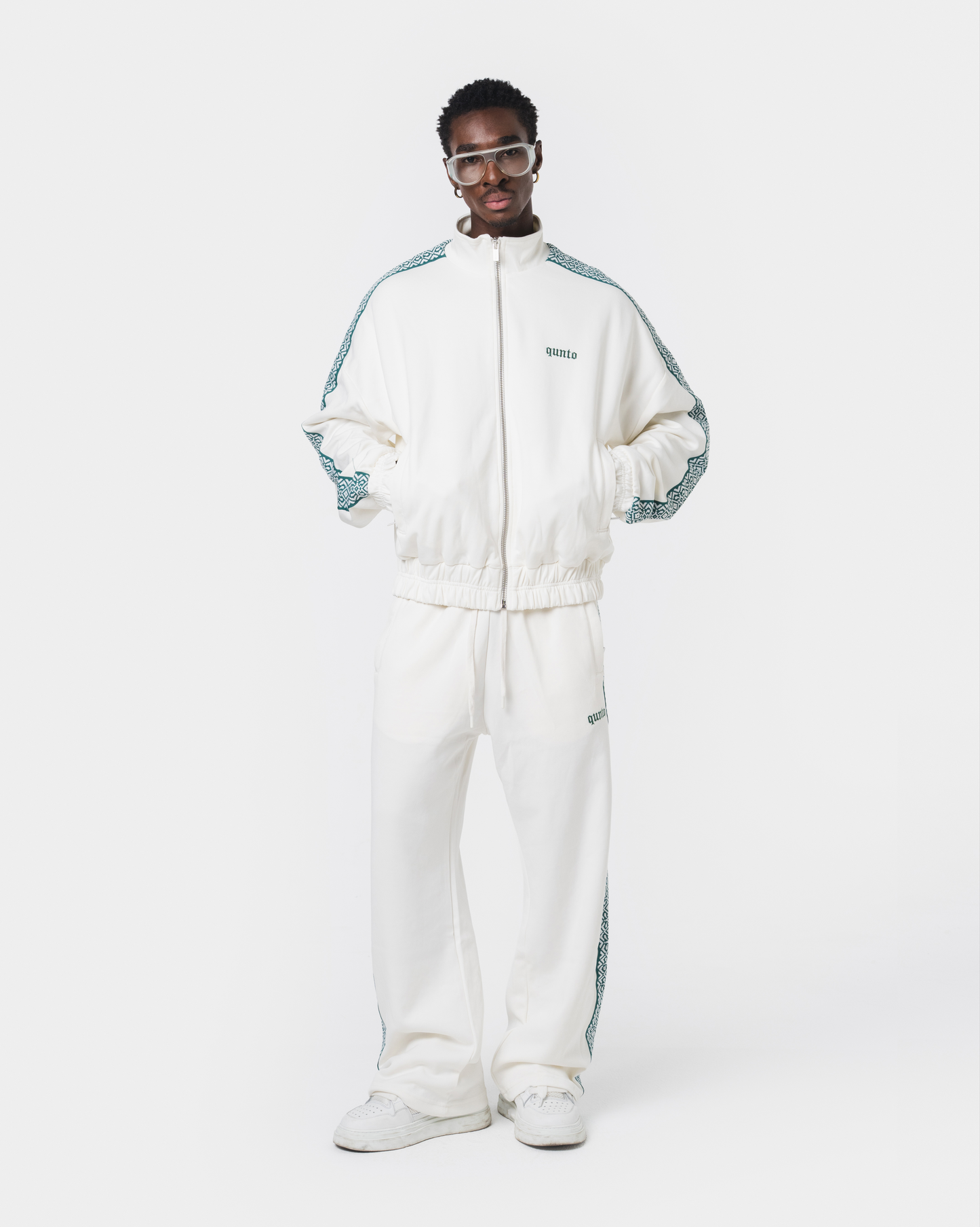 HERITAGE TRACK PANTS CREAM