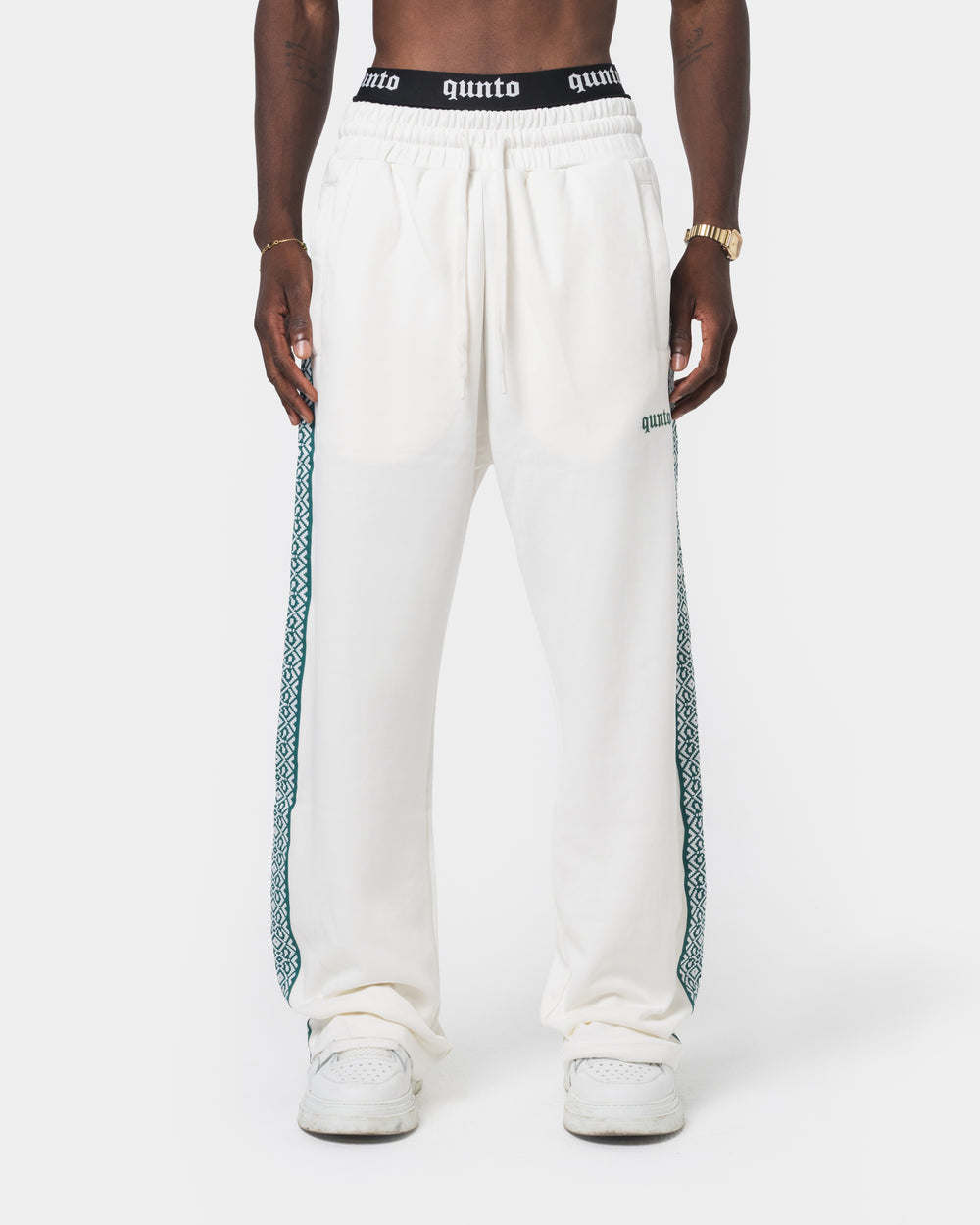 HERITAGE TRACK PANTS CREAM